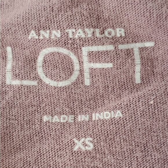 🔺️Loft Eggplant Layered Sleeveless Crop Top XSmall - Picture 6 of 6